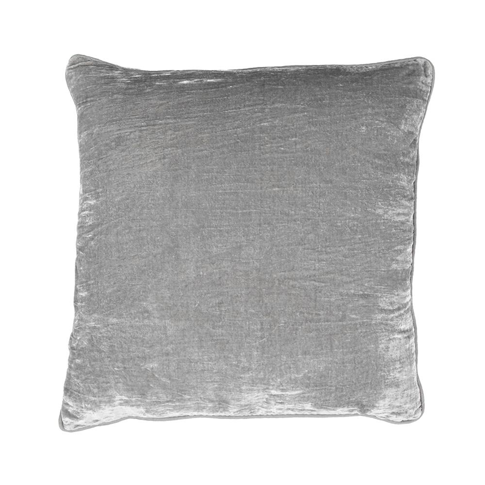 Villa by Classic Home - Lexington 22x22 Silk Blend Fabric Thorw Pillow - Gray - V310026 veiw 1