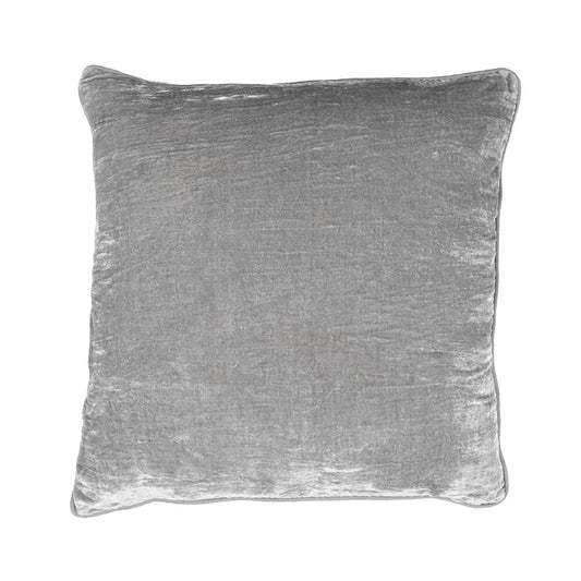 Villa by Classic Home - Lexington 22x22 Silk Blend Fabric Thorw Pillow - Gray - V310026 veiw 1