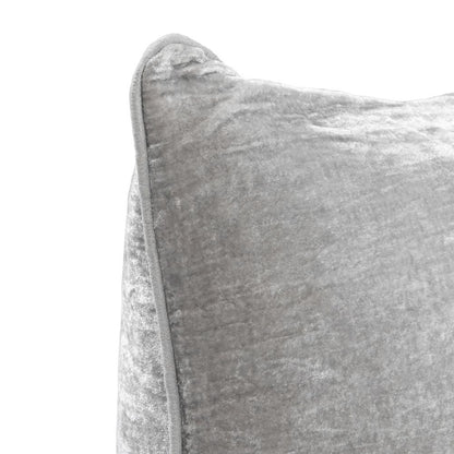 Villa by Classic Home - Lexington 22x22 Silk Blend Fabric Thorw Pillow - Gray - V310026 veiw 5