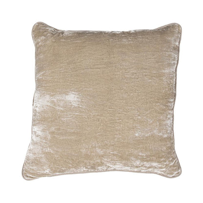 Villa by Classic Home - Lexington 22x22 Silk Blend Fabric Thorw Pillow - Natural - V310025 veiw 1