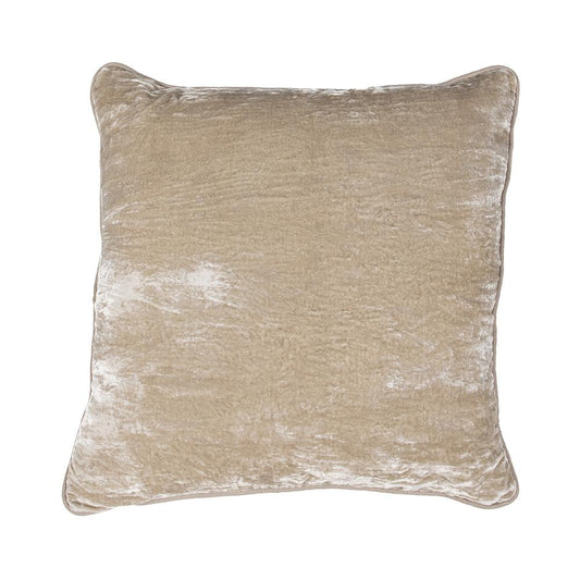 Villa by Classic Home - Lexington 22x22 Silk Blend Fabric Thorw Pillow - Natural - V310025 veiw 1