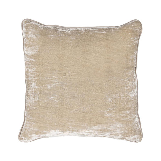 Villa by Classic Home - Lexington 22x22 Silk Blend Fabric Thorw Pillow - Natural - V310025 veiw 2