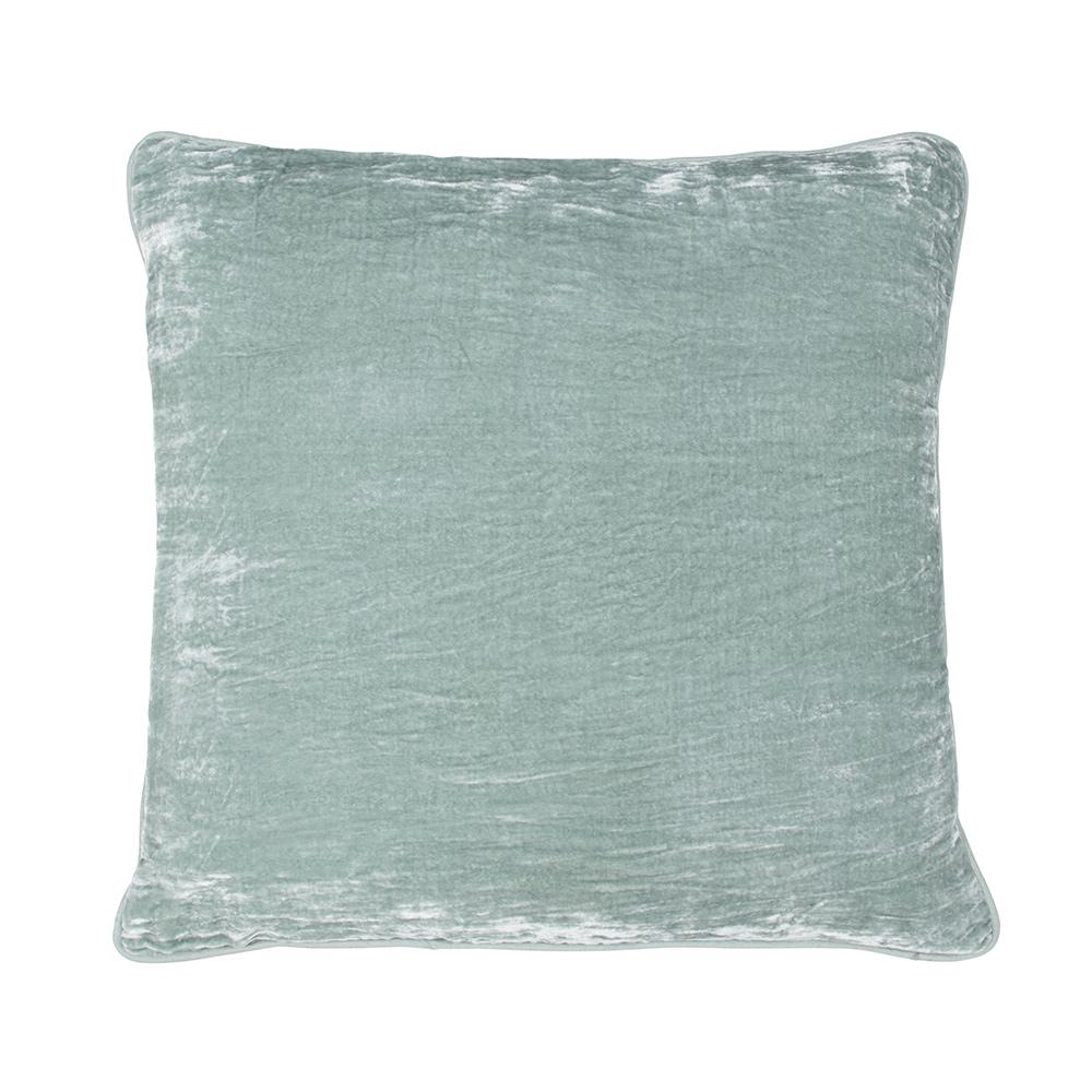 Villa by Classic Home - Lexington 22x22 Silk Blend Fabric Thorw Pillow - Pale Aqua - V310027 veiw 1