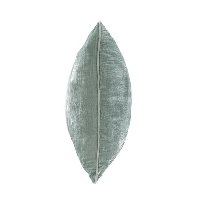 Villa by Classic Home - Lexington 22x22 Silk Blend Fabric Thorw Pillow - Pale Aqua - V310027 veiw 2