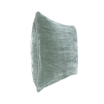 Villa by Classic Home - Lexington 22x22 Silk Blend Fabric Thorw Pillow - Pale Aqua - V310027 veiw 3