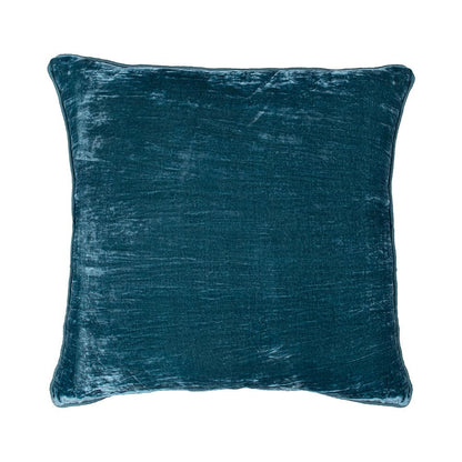 Villa by Classic Home - Lexington 22x22 Silk Blend Fabric Throw Pillow - Teal - V310028 veiw 2