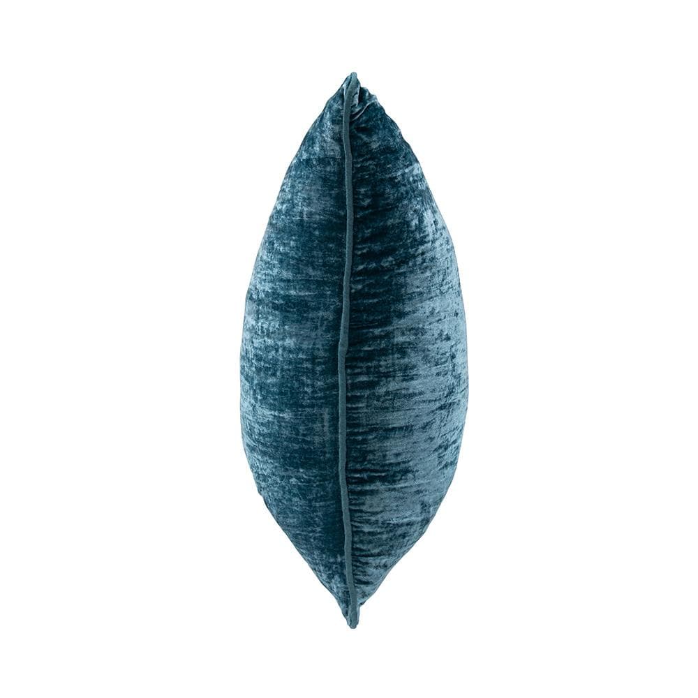 Villa by Classic Home - Lexington 22x22 Silk Blend Fabric Throw Pillow - Teal - V310028 veiw 3