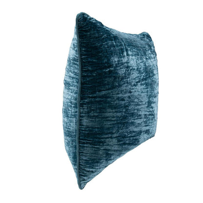 Villa by Classic Home - Lexington 22x22 Silk Blend Fabric Throw Pillow - Teal - V310028 veiw 4