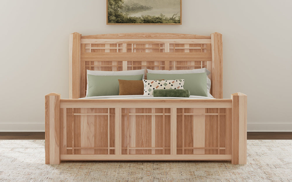 A-America - Amish Highlands King Arch Panel Bed - AHINT5170 view 2