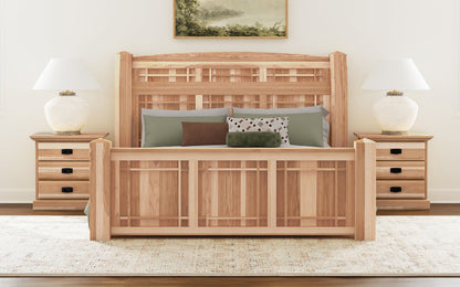 A-America - Amish Highlands King Arch Panel Bed - AHINT5170 view 4