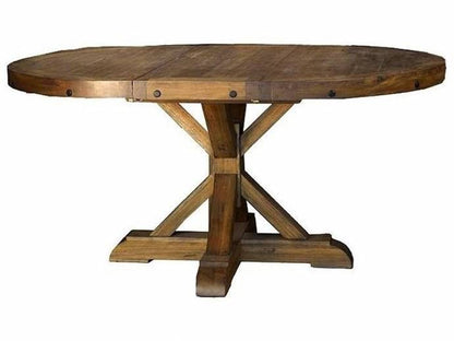 A-America - Anacortes 46in - 62in Oval Pedestal Table in (1) 16in Leaf - ANASM6200 veiw 1