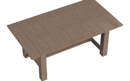 A-America - Anacortes 74in - 106in Trestle Table with (2) 16in Leaves - ANADT6300 view 4
