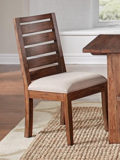 A-America - Anacortes Ladderback Side Chair with Upholstered Seating (Set of 2) - ANASM2452 veiw 1