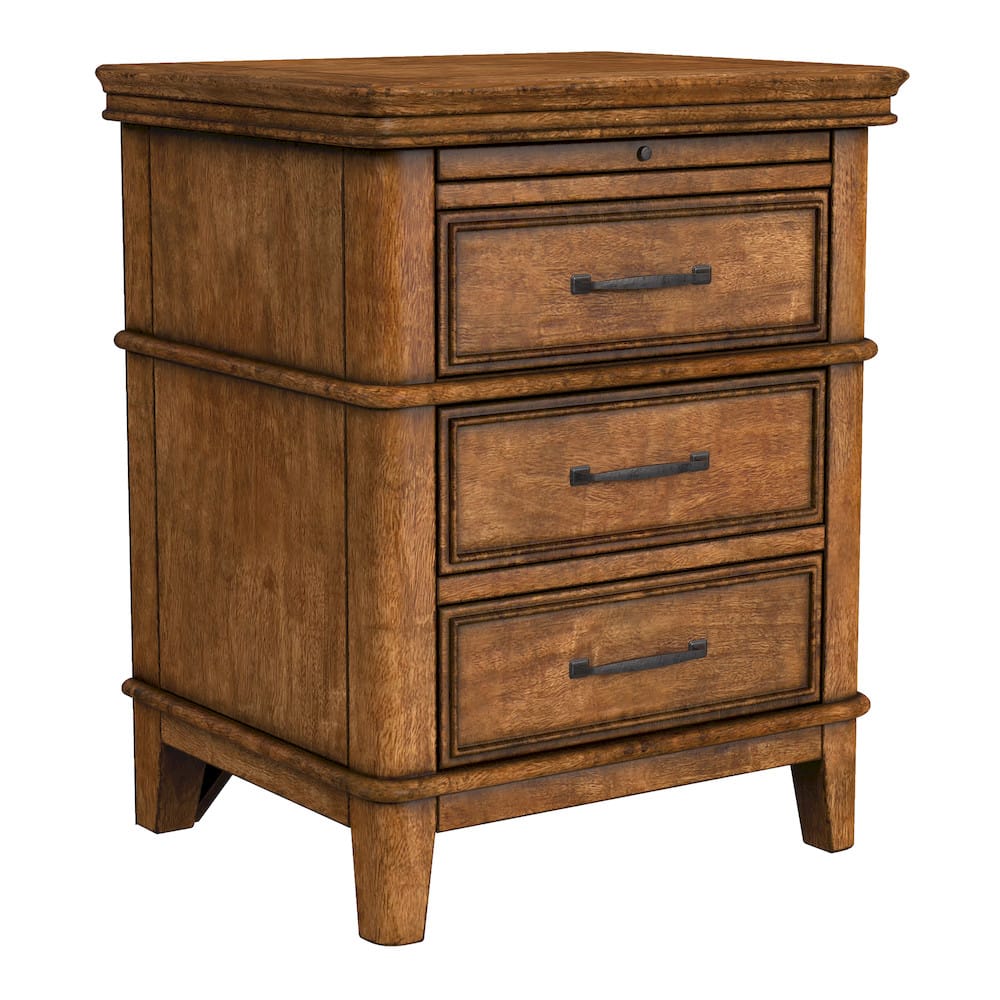 A-America - Bandalier 3-Drawer Nightstand - BNDRU5750 view 1