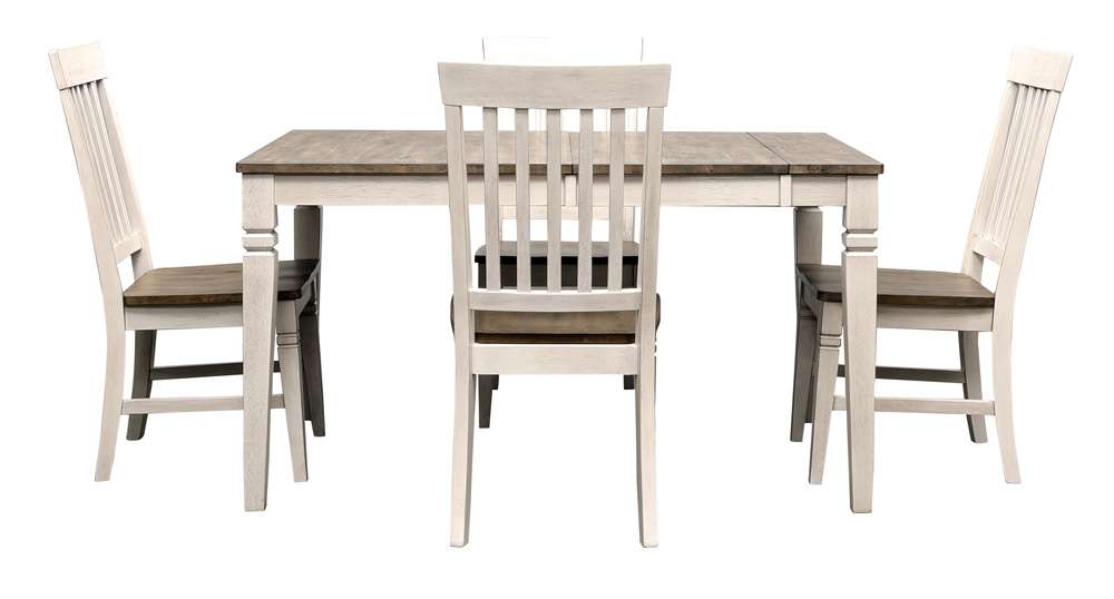 A-America - Beacon 36in - 54in Dinette Leg Table with (1) 18in Butterfly Leaf - BEAPW6020 veiw 2