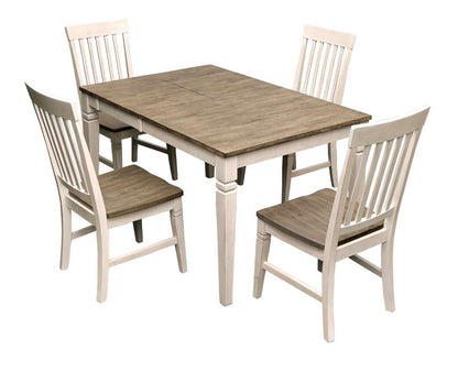 A-America - Beacon 36in - 54in Dinette Leg Table with (1) 18in Butterfly Leaf - BEAPW6020 veiw 3