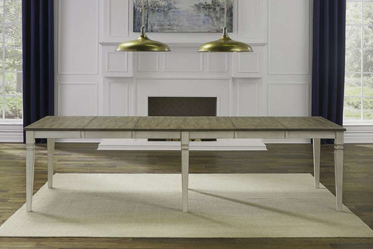 A-America - Beacon 78in - 114in Leg Table with (2) 18in Butterfly Leaves - BEAPW6310 veiw 2