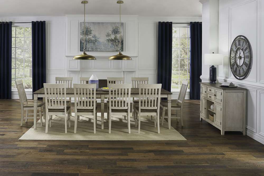 A-America - Beacon 78in - 114in Leg Table with (2) 18in Butterfly Leaves - BEAPW6310 veiw 4