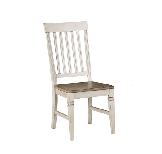 A-America - Beacon Slatback Side Chair with Wood Seating (Set of 2) - BEAPW2752 veiw 1