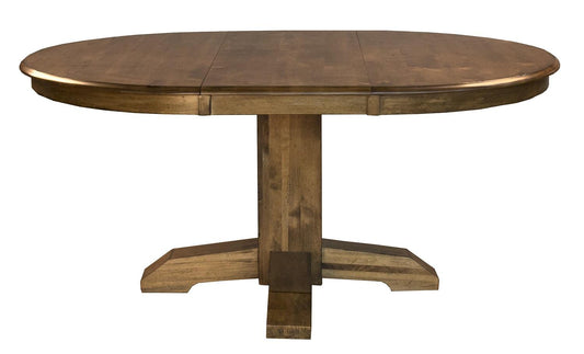 A-America - Bennett 48in - 66in Pedestal Table with (1) 18in Leaf - BENSQ6250 veiw 1