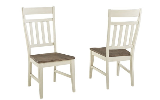 A-America - Bremerton Splatback Side Chair with Wood Seating, Saddledust-Oyster Finish (Set of 2) - BRMSO2352 veiw 1