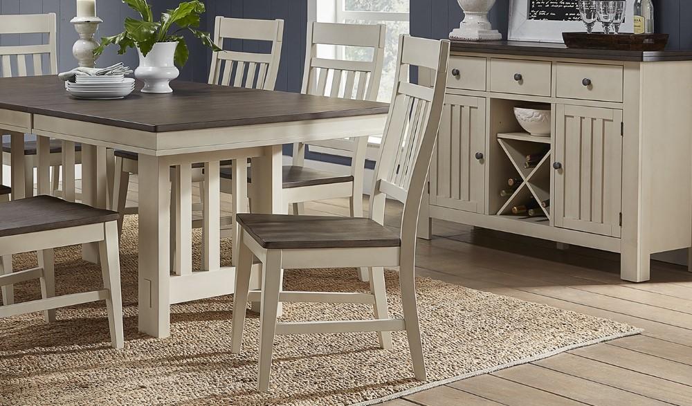 A-America - Bremerton Splatback Side Chair with Wood Seating, Saddledust-Oyster Finish (Set of 2) - BRMSO2352 veiw 2