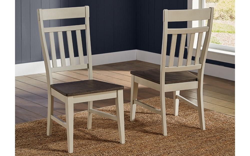 A-America - Bremerton Splatback Side Chair with Wood Seating, Saddledust-Oyster Finish (Set of 2) - BRMSO2352 veiw 3
