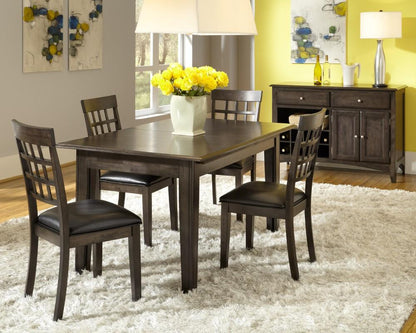 A-America - Bristol Point Lattice Back Side Chair in Warm Grey Finish (Set of 2) - BTLWG2732 veiw 3