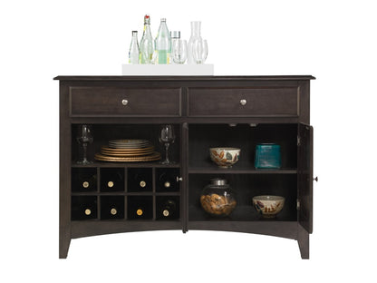 A-America - Bristol Point Server in Warm Grey Finish - BTLWG9010 veiw 2