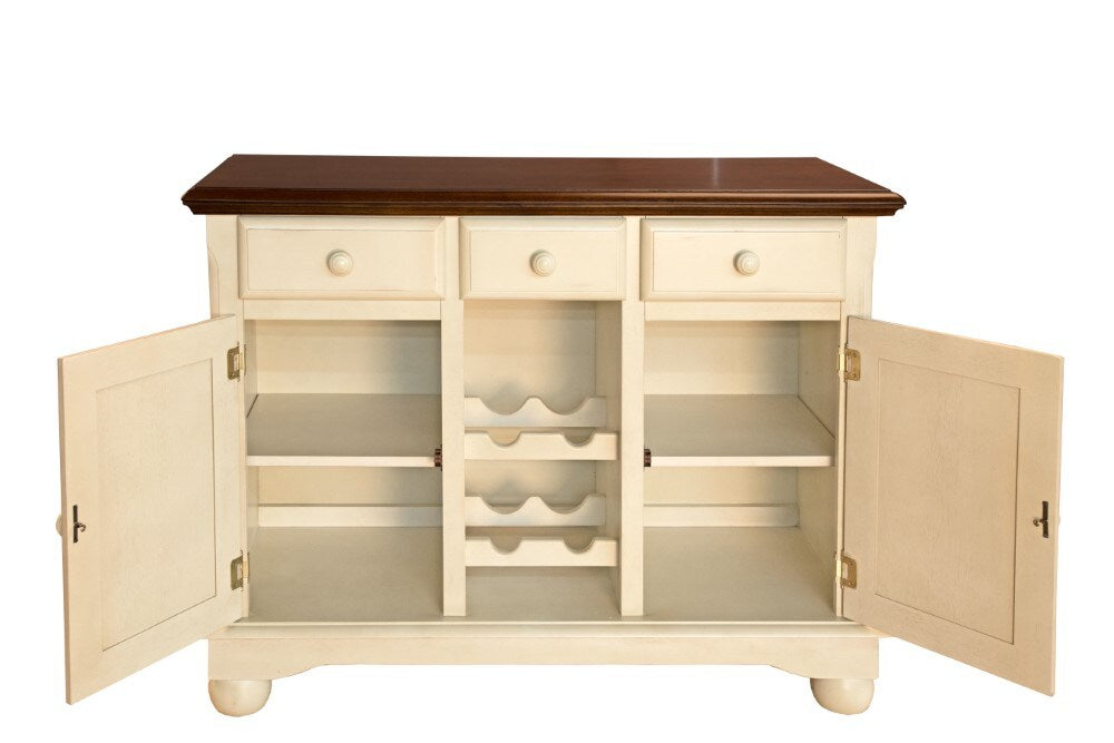 A-America - British Isles Server in Merlot-Buttermilk Finish - BRIMB9010 view 2