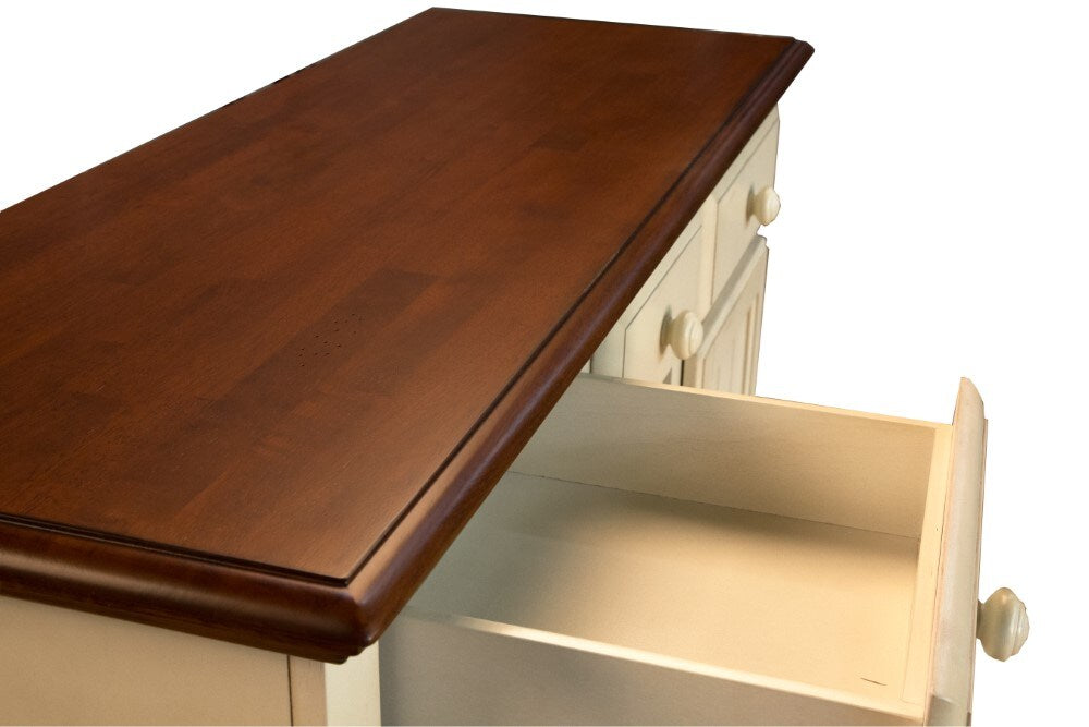 A-America - British Isles Server in Merlot-Buttermilk Finish - BRIMB9010 view 3
