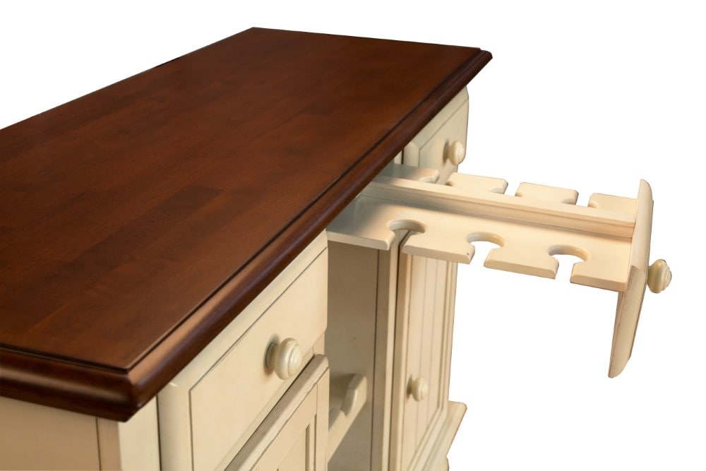 A-America - British Isles Server in Merlot-Buttermilk Finish - BRIMB9010 view 4
