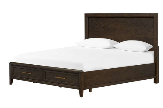 A-America - Bryson King Panel Bed, Grey Brown Finish - BRNSZ5130_CLOSEOUT view 1