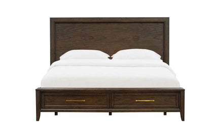 A-America - Bryson King Panel Bed, Grey Brown Finish - BRNSZ5130_CLOSEOUT view 3