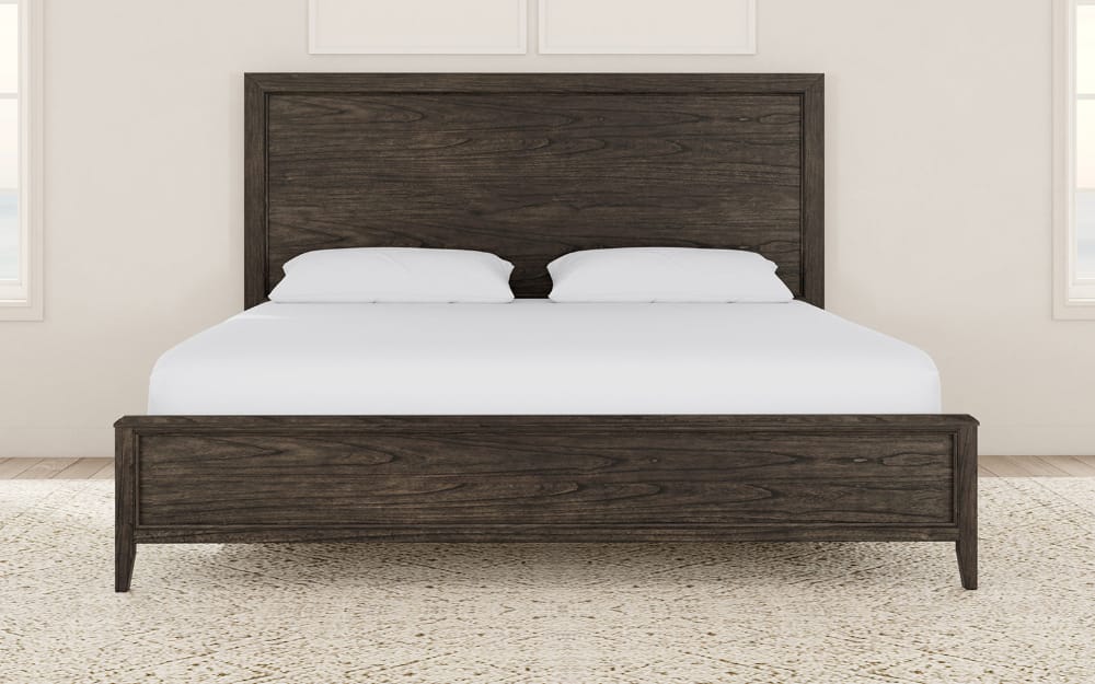 A-America - Bryson King Panel Bed, Grey Brown Finish - BRNSZ5130_CLOSEOUT view 4