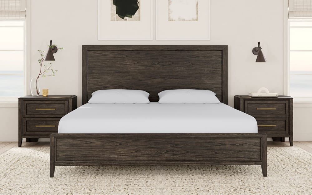 A-America - Bryson King Panel Bed, Grey Brown Finish - BRNSZ5130_CLOSEOUT view 6