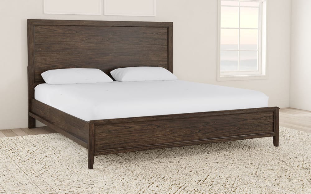 A-America - Bryson Queen Panel Bed, Grey Brown Finish - BRNSZ5030_CLOSEOUT view 3
