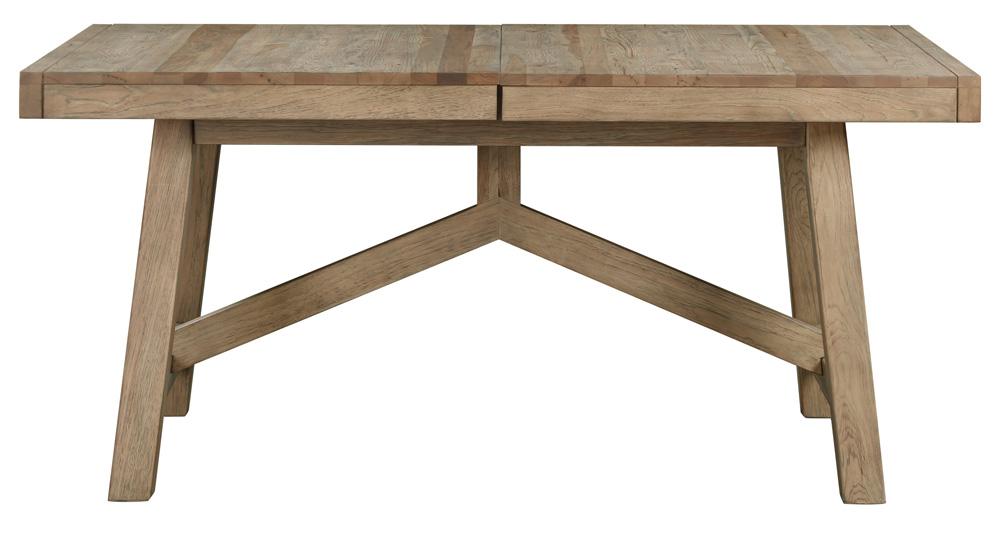 A-America - Casual Loft (68in - 100.25in)  Trestle Table in Roasted Hazelnut - CAURH6300 veiw 5