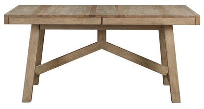 A-America - Casual Loft (68in - 100.25in)  Trestle Table in Roasted Hazelnut - CAURH6300 veiw 5