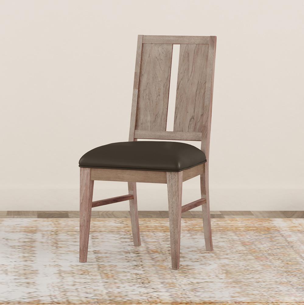 A-America - Casual Loft Panel Back Upholstered Side Chair (2 pack) in Roasted Hazelnut - CAURH2792 veiw 6