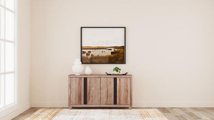 A-America - Casual Loft Server in Roasted Hazelnut - CAURH9010 veiw 3