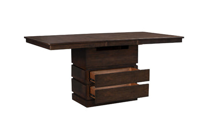 A-America - Chesney 60in - 78in Storage Dining Table with (1) 18in Butterfly Leaf - CHSFB6300 view 3
