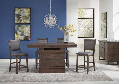 A-America - Chesney 60in - 78in Storage Dining Table with (1) 18in Butterfly Leaf - CHSFB6300 view 7