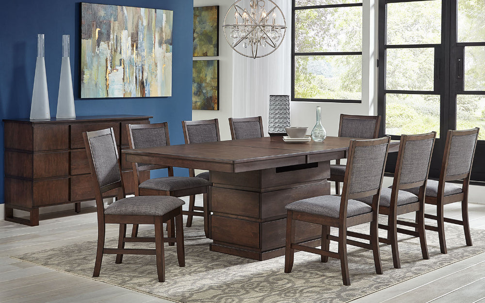 A-America - Chesney 60in - 78in Storage Dining Table with (1) 18in Butterfly Leaf - CHSFB6300 view 10