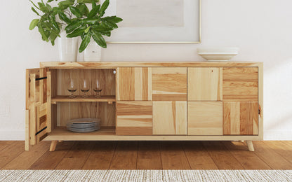 A-America - Esmond 3 Door Sideboard in Natural - ESMNT9020 view 3