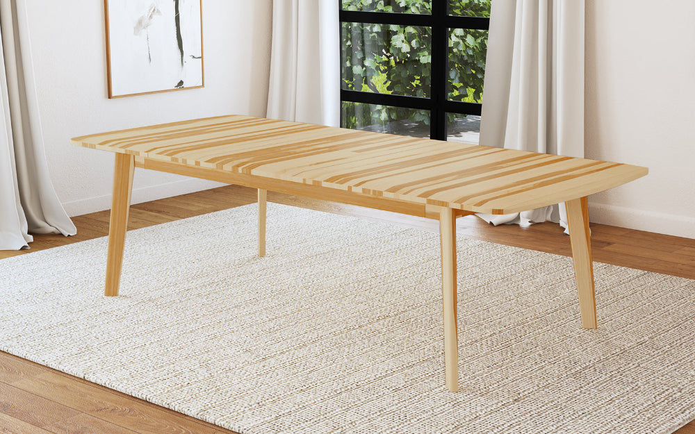 A-America - Esmond Leg Table with (1) 18in  Butterfly Leaf in Natural - ESMNT6300 view 4