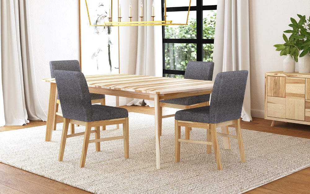 A-America - Esmond Leg Table with (1) 18in  Butterfly Leaf in Natural - ESMNT6300 view 6