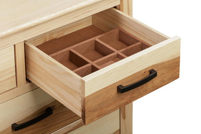 A-America - Gallagher Dresser & Mirror in Natural Hickory - GALNH5552 veiw 3