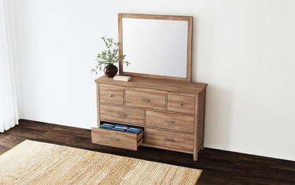 A-America - Geo Heights Dresser & Mirror in Butterscotch - GEOBT5552 veiw 4