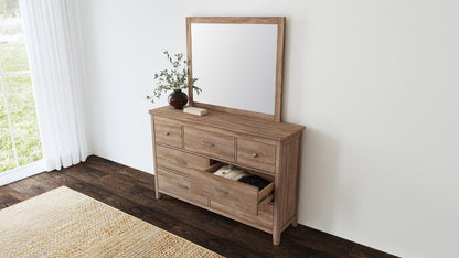 A-America - Geo Heights Dresser & Mirror in Butterscotch - GEOBT5552 veiw 5
